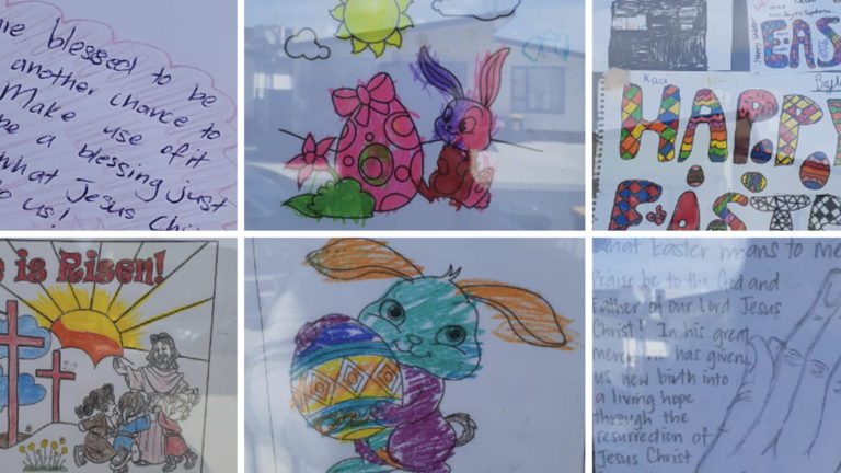 Easter Fun at Luke Street Housing Complex