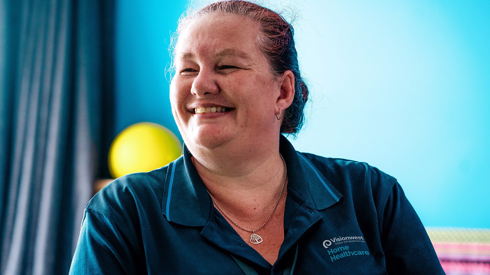 Jess is a Support Worker with Visionwest Community Trust - Caring for Others is her passion