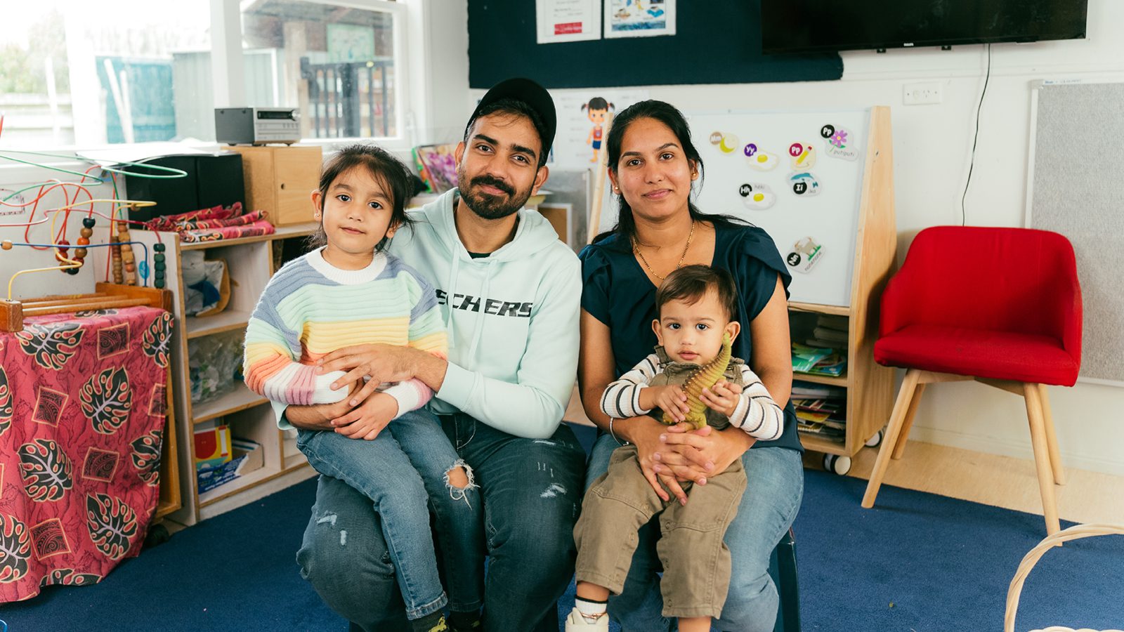Sam and Lydia's children go to Eden Cottage, Visionwest's Early Childhood learning and care centre.