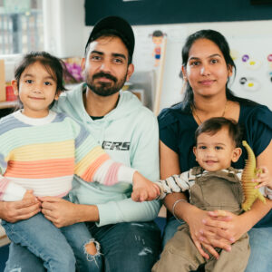 Sam and Lydia's children go to Eden Cottage, Visionwest's Early Childhood learning and care centre.