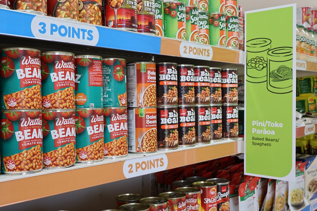 Social Supermarket Shelves